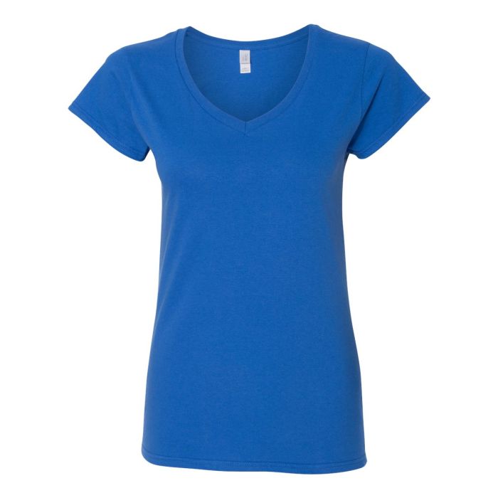 T-shirt col V pour femme 