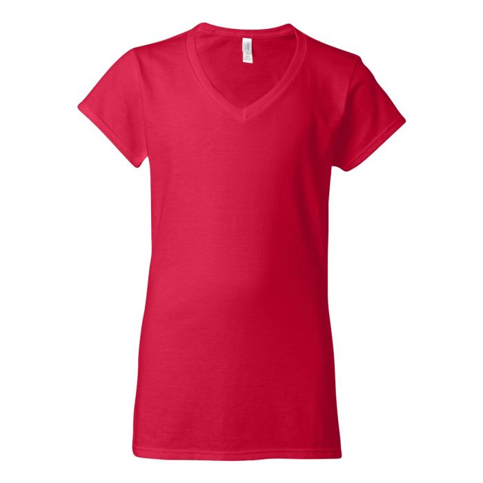 T-shirt col V pour femme 