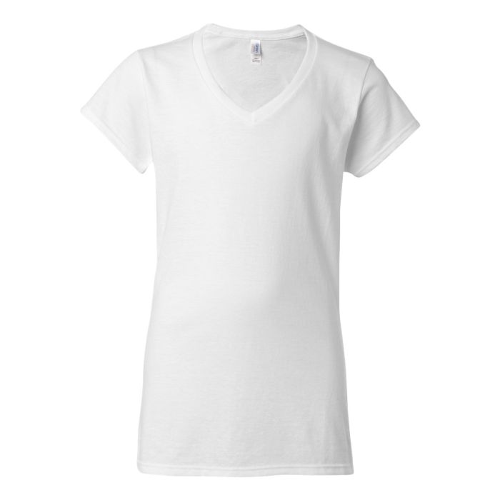 T-shirt col V pour femme 